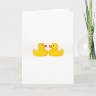 Carte 2 rubber ducks in love