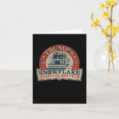 Carte 2 Side Trump's Snowflake Removal Service Funny Tru (Fleur jaune)