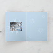 Carte 2 swans en hiver (Intérieur)