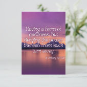 Carte 2 Timothée 3:5 KJV Bible Écriture Pic Salutation (Debout devant)