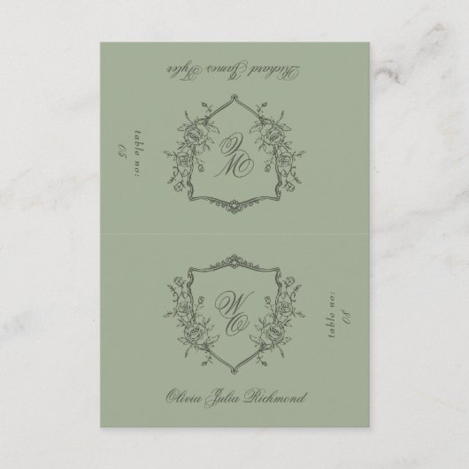 Carte 2 x Couper en demi-do-it-yourself Crest Plaque (Devant)