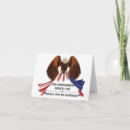 Carte 2e amendement Oreiller (Devant)