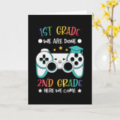 Carte 2e année Nous venons Vidéo Jeu Retour à l'école (Fleur jaune)