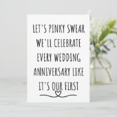 Carte 2e anniversaire de mariage (Debout devant)