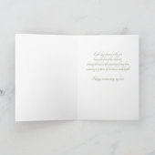 Carte 2e Anniversaire de Mariage Cosmos Rose Sentimental (Intérieur)