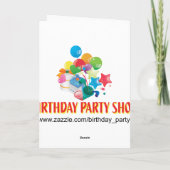 Carte 2e anniversaire Dinosaur (Dos)