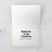 Carte 2e anniversaire Ethnic Boy Twins Cartoon Cute (Intérieur)