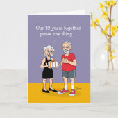 Carte 2e mariage :Anniversaire (Fleur jaune)