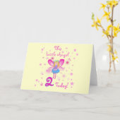 Carte 2e T-shirts et cadeaux d'anniversaire Little Angel (Fleur jaune)