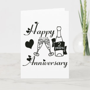 Carte 2ème. Anniversaire