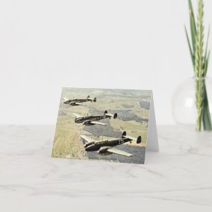 Carte 2ÈME GUERRE MONDIALE trois Messerschmitt ME-110