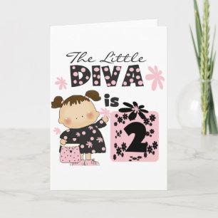Carte 2èmes T-shirts et cadeaux d'anniversaire de petite
