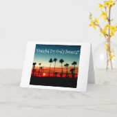 Carte 303WW Reconnaissant pour les couchers de soleil de (Fleur jaune)