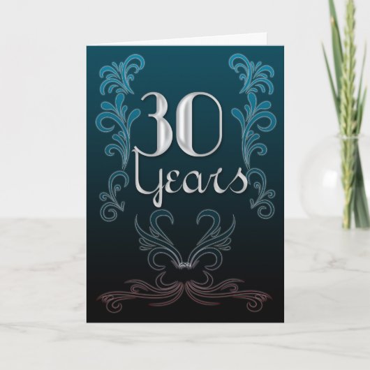 Carte 30 ans (anniversaire) (Devant)