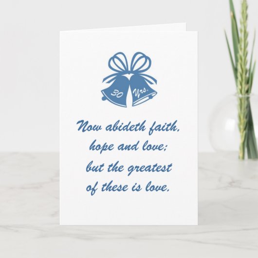 Carte 30 ans d'amour (Devant)