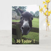 Carte 30 Aujourd'hui ! (Fleur jaune)