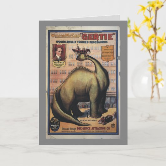 Carte 30 avec Gertie ! (Fleur jaune)