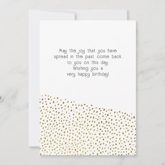 Carte 30 et fabuleuse Parties scintillant d'or Photo 30e (Dos)