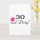 Carte 30 Et Lèvres Sales (Fleur jaune)