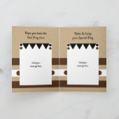 Carte 30 et magnifique brun noir 30ème Anniversaire rust (Intérieur)