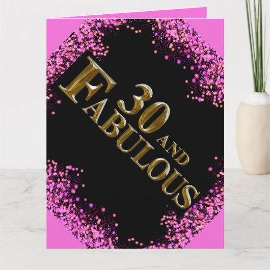 Carte 30e anniversaire  (Devant)