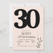 Carte 30e anniversaire (Devant)