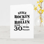 Carte 30e anniversaire - 30 ans Couples (Fleur jaune)