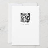 Carte 30e anniversaire ajouter nom date année noir (Dos)