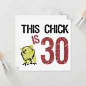 Carte 30e anniversaire amusant pour les femmes (Devant/Arrière en situation)