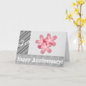 Carte 30e anniversaire de mariage (Fleur jaune)