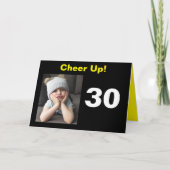 Carte 30e anniversaire Funny Grumpy Girl (Devant)