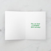 Carte 30e Anniversaire : Horloge numérique rouge de styl (Intérieur)