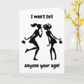 Carte **30e ANNIVERSAIRE** NE DIRA PAS VOTRE ÂGE ! ANNIV (Fleur jaune)