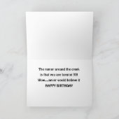 Carte **30e** ANNIVERSAIRE NOUVELLES INSUPPORTABLES (Intérieur)