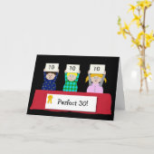 Carte 30e anniversaire personnalisable (Fleur jaune)