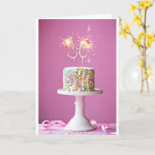 Carte **30e** ANNIVERSAIRE SOUHAITE * DAME SPÉCIALE* (Fleur jaune)