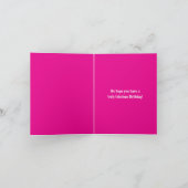 Carte 30e anniversaire trois photos rose chaud et blanc (Intérieur)