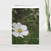 Carte 30e Birthday Card de Janz (Dos)