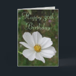 Carte 30e Birthday Card de Janz<br><div class="desc">Custom Greeting Card Designs by Janz © 2008-2019 Jan Fitzgerald Tous droits réservés. Graphc design,  art,  et photographe par Jan et Michael Fitzgerald.</div>