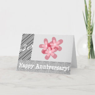 Carte 30ème anniversaire de mariage