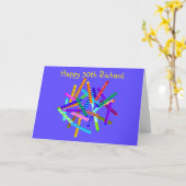 Carte 30ème Cadeaux d'anniversaire (Fleur jaune)