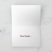 Carte 30ème Fille d'anniversaire (Intérieur)