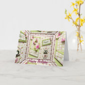 Carte 30ème Fille d'anniversaire (Fleur jaune)