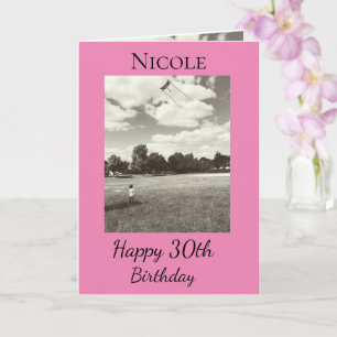 Carte 30ème Inspiration Suivez vos rêves Anniversaire