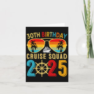 Carte 30th Birthday Cruise 2025 Friend Family Cruise Shi