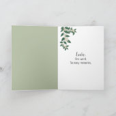 Carte 30th Wedding Anniversary Wine and Ivy   (Intérieur)