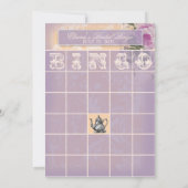 Carte 311 Bingo de mariée Vintage Tea Party (Dos)