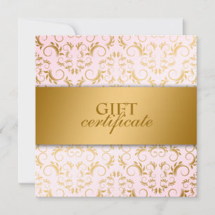 Carte 311-Ciao Bella Golden Divine Pink Certificat cadea