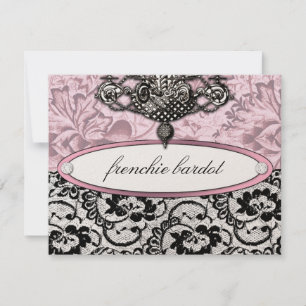 Carte 311 Frenchie Boudoir Certificat cadeau Metallic