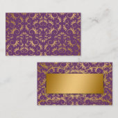 Carte 311-Golden diVine Eggplant Purple Place (Devant / Derrière)